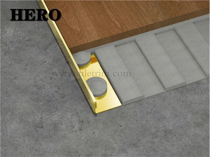 Different Height Brass Transition Strip