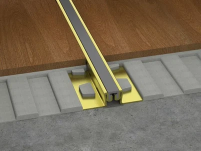 Herometal Metal Expansion Joint Aluminum Moviment Joint Għal Dekorazzjoni
