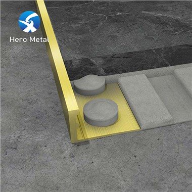 Brushed Brass Tile Trim
