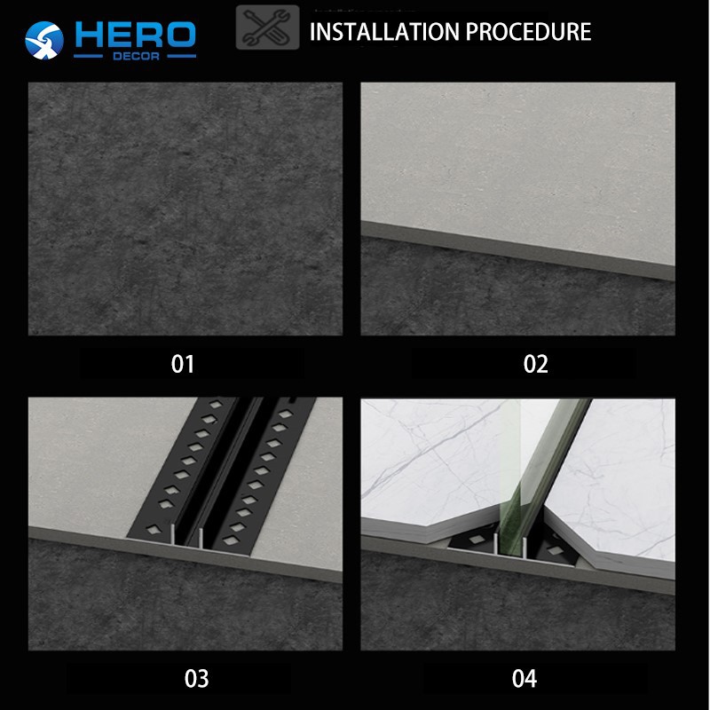 Aluminum Shadow Gap System Installation Aluminum Shadow Gap System Installation