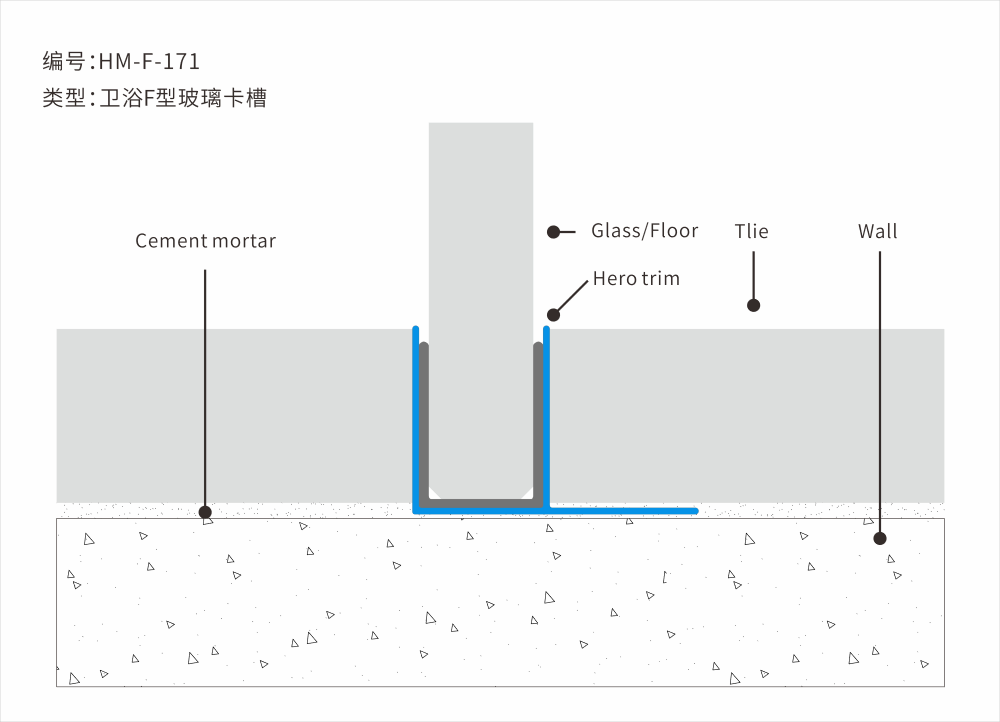 HM-F-071 Aluminum Shadow Gap HM-F-071 Aluminum Shadow Gap