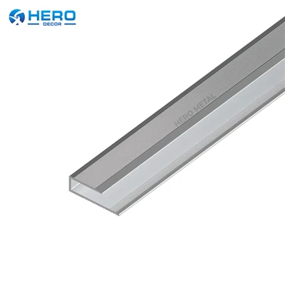 Aluminju Ċ-Kanal Wall Trim