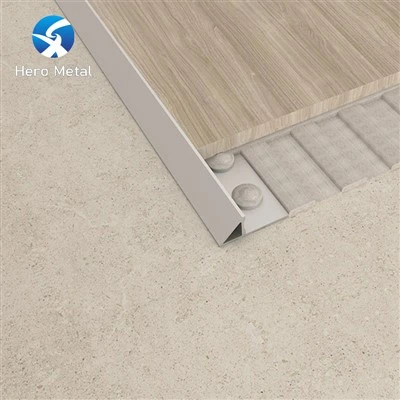 Brushed Sliver Metal Trim Triangle Aluminum Tile Edge Strip