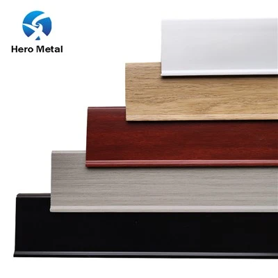Bord tal-PVC Skirting Bil-Kulur tal-Qamħ tal-Injam